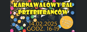 bal przebierańców plakat