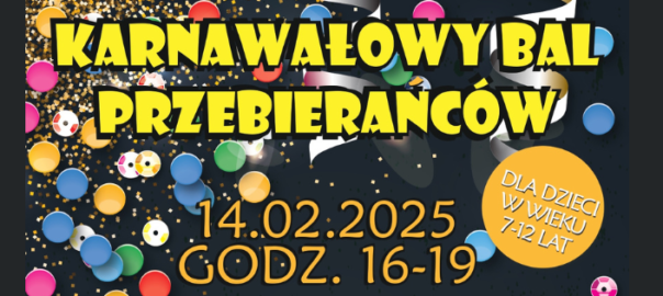 bal przebierańców plakat