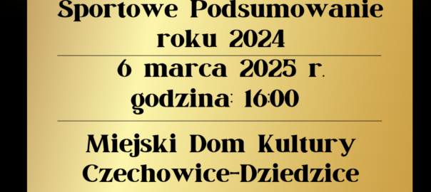 Plakat- sportowe podsumowanie roku 2024