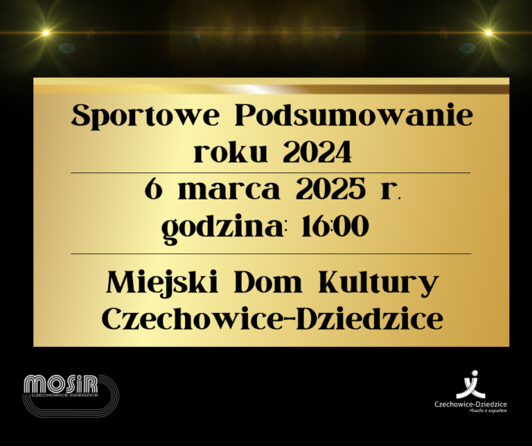 Plakat- sportowe podsumowanie roku 2024