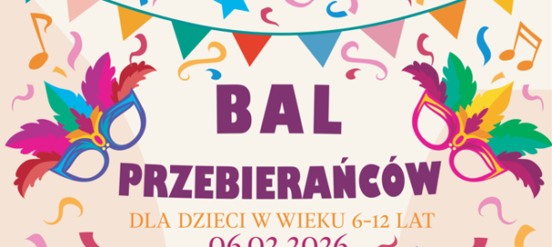 Plakat- bal przebierańców